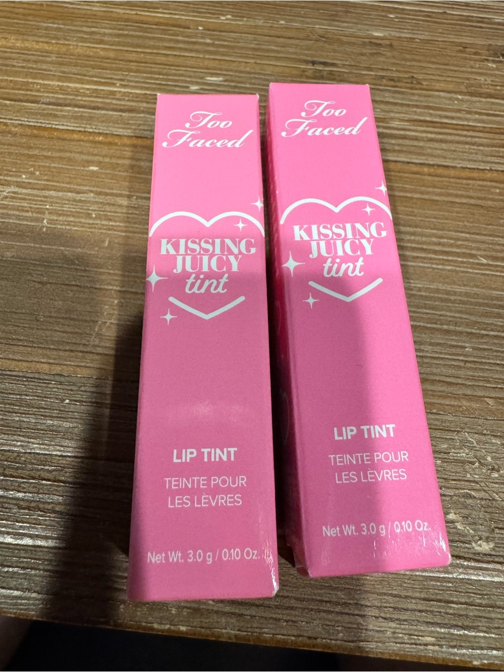 2pk Too Faced Kissing Juicy Tint Lip Tint - Cream Soda